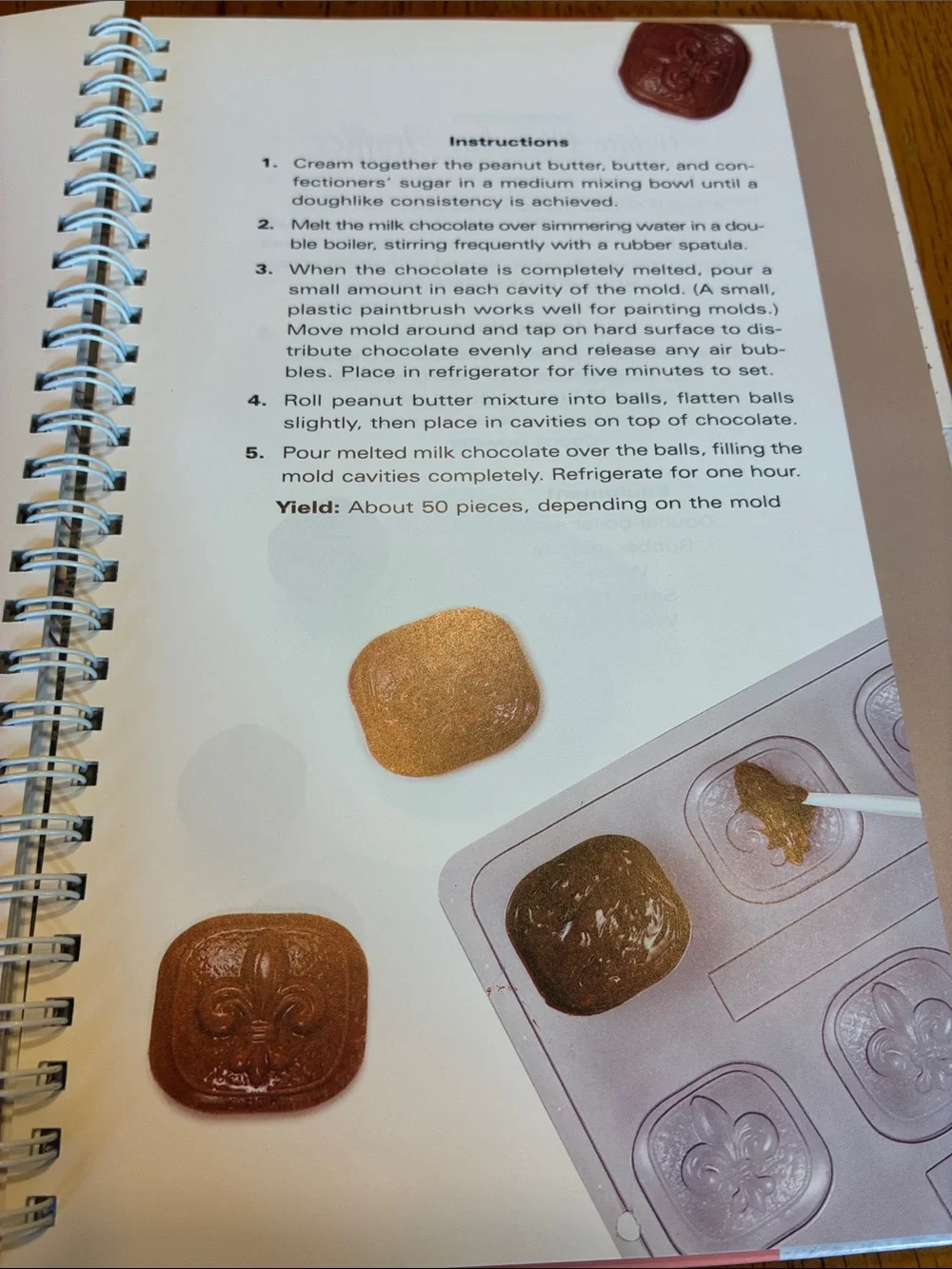 Vintage candy cookbook